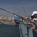 Fishermen at the Galatia Bridge