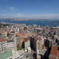 View of the Golden Horn and the Bosphoros, from Galatia Tower