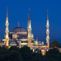 The 'Blue Mosque' at dusk