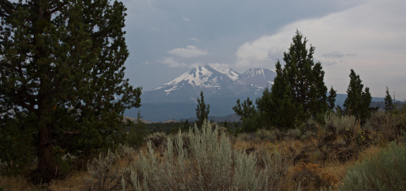 Mount Shasta, from Pluto's Cave, California