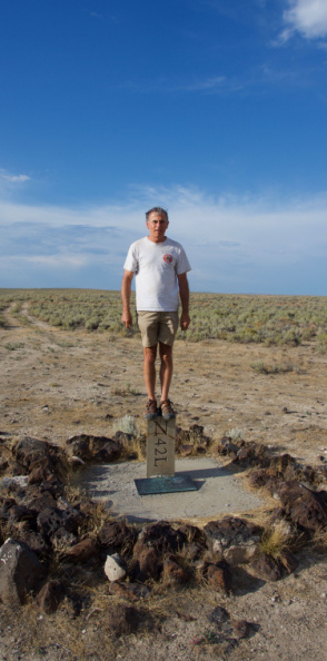 Standing on the (very remote) point where Oregon, Idaho, and Nevada meet