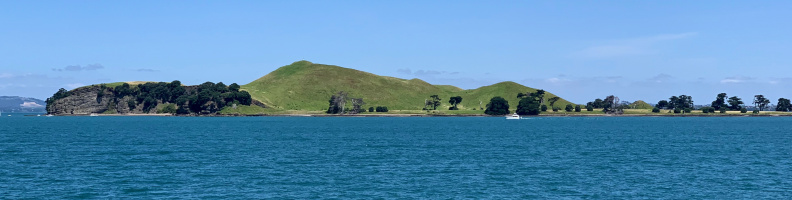 Brown's Island, from the Waiheke Island ferry