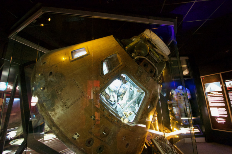 Apollo 13 command module, at the "Cosmophere" museum, Hutchinson, Kansas