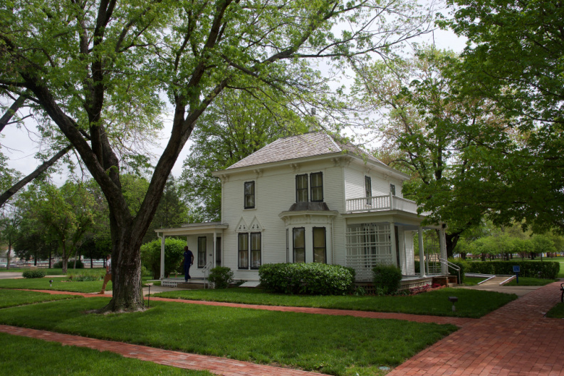 Dwight Eisenhower's boyhood home (at his Presidential Museum), Abilene, Kansas
