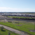 Bailey Yard - the world's largest rail yard - near North Platte, Nebraska