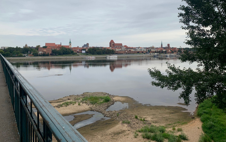 Torun, from across the Vistula River