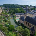 View from the "Bock Casemates", Luxembourg City