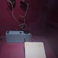 Radio and code book used by WWII French Resistance leader Jean Moulin. (He was later captured and tortured by the Germans, and died soon afterwards.)