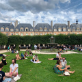 A summer weekend at the Place des Vosges, Paris