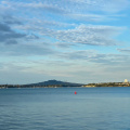 North Shore and Rangitoto from Westhaven Marina
