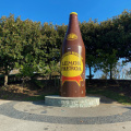 Paeroa's famous "L&P bottle"