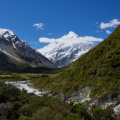 Looking towards Mount Cook - New Zealand's highest mountain