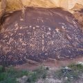 Newspaper Rock, south of Moab, Utah
