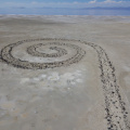 "Spiral Jetty", Great Salt Lake, Utah