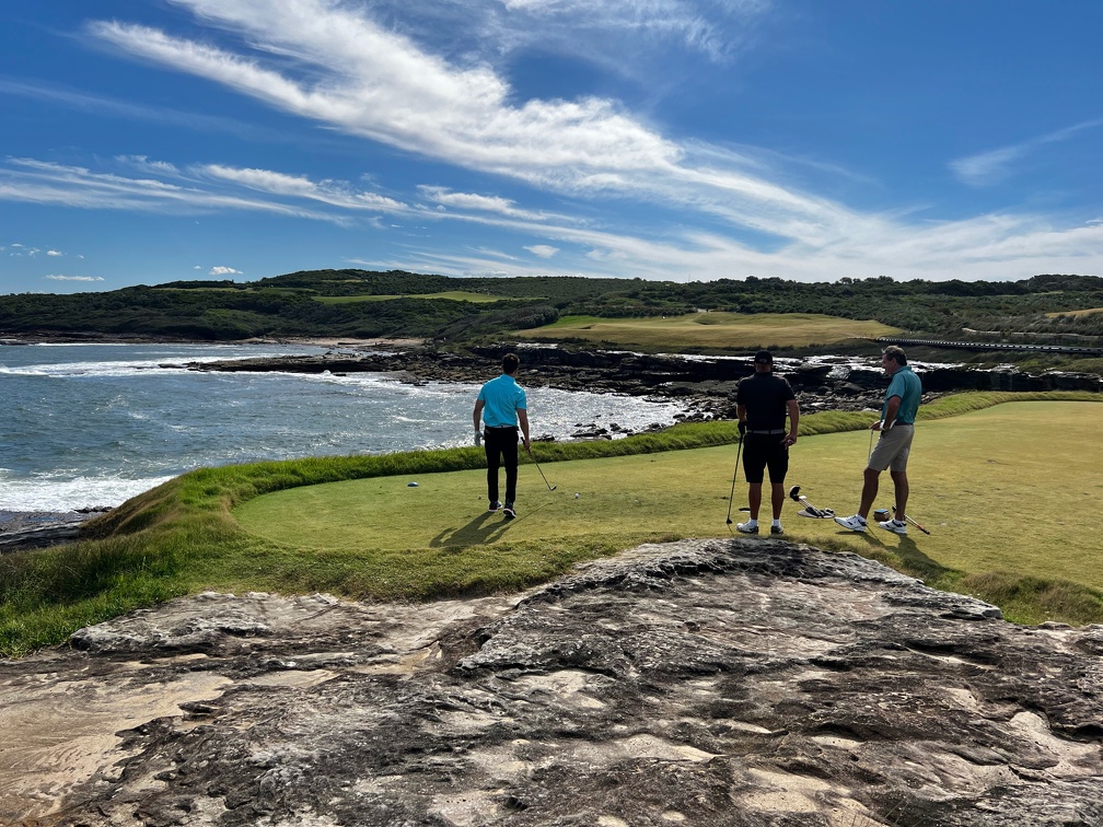Golfers at the New South Wales Golf Club, Cape Banks