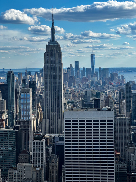 Mid and downtown Manhattan, from the Rockefeller Center