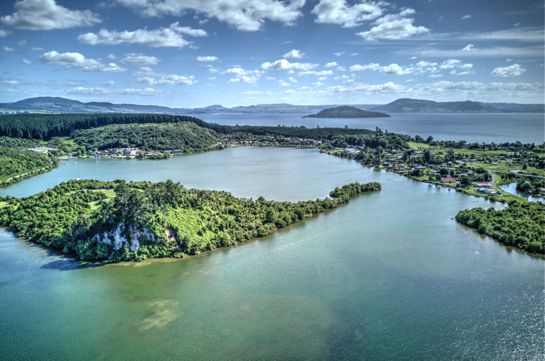 Lake Rotoiti and Lake Rotorua