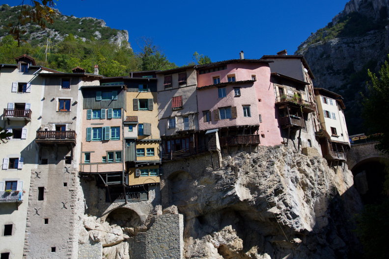 The "Suspended Houses of Pont-en-Royans"
