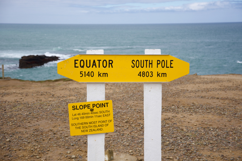 Slope Point (the southernmost point of the South Island)