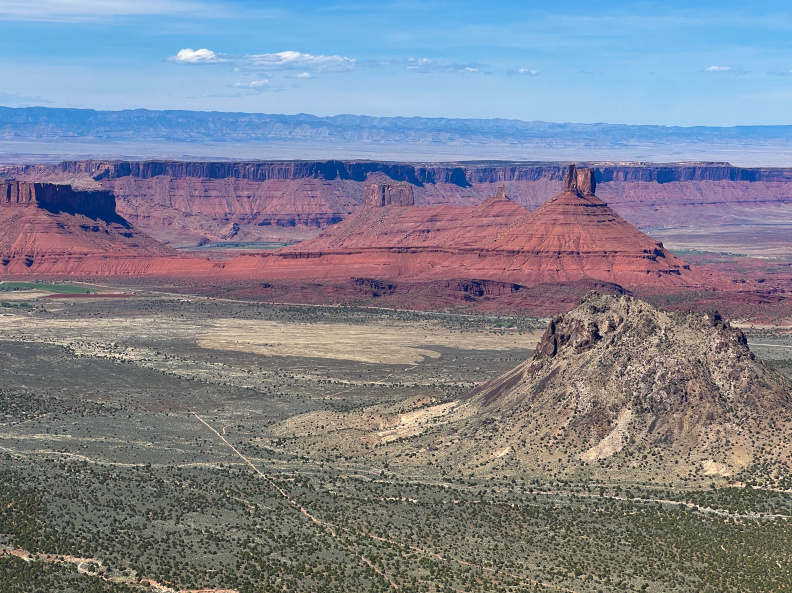 Castle Valley, viewed from the LPS Trail, near Moab