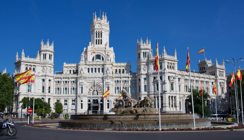 Cybele Palace - now Madrid's town hall