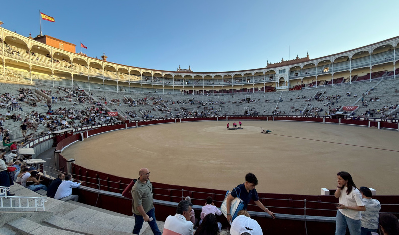 Inside the Las Ventas bullring