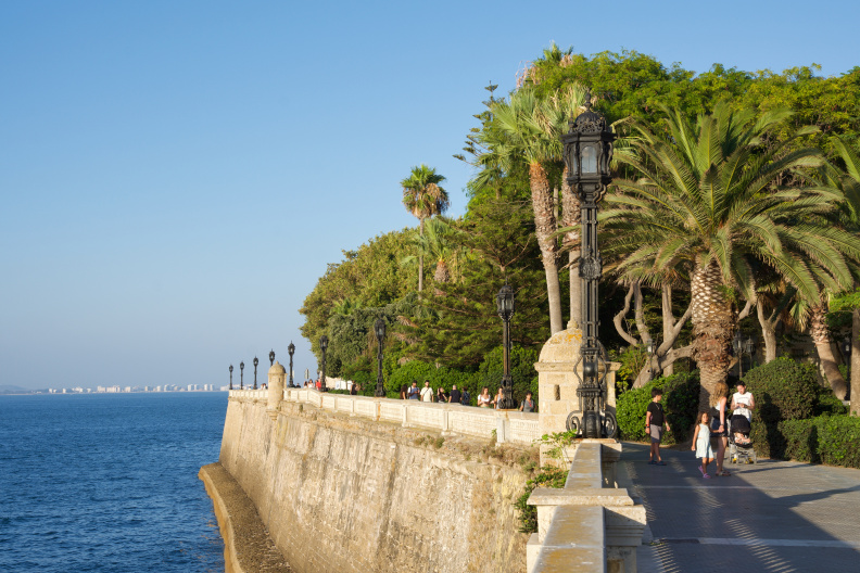 Along the waterfront at Cadiz