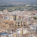 Granada Cathedral, seen from the Alhambra