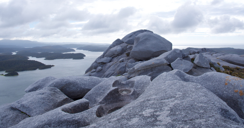 (near the) top of Bald Cone